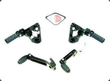 Load image into Gallery viewer, Ducabike Adjustable Rearsets Black Ducati 748 916 996 998