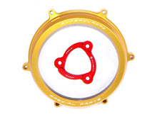 Load image into Gallery viewer, Ducabike Clear Clutch Cover &amp; Spring Retainer Ducati 959 1199 1299 Panigale GOLD