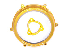 Load image into Gallery viewer, Ducabike Clear Clutch Cover &amp; Spring Retainer Ducati 959 1199 1299 Panigale GOLD