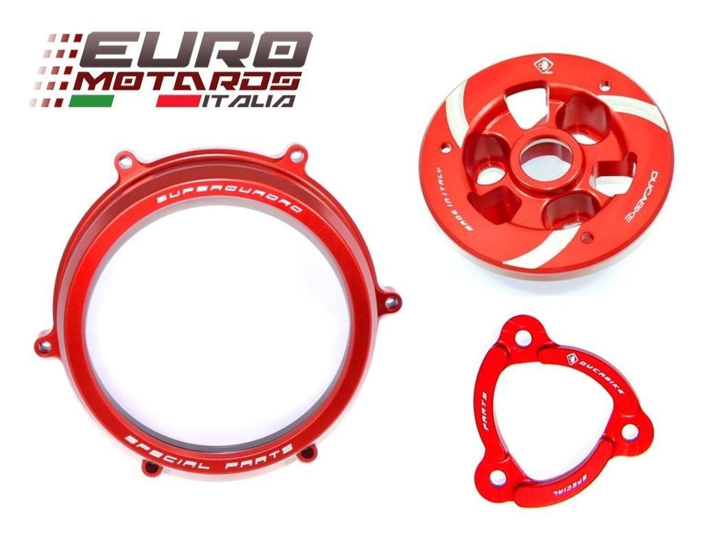 Ducati Panigale 1199 Ducabike Clutch Cover Red+Spring Retainer+Pressure Plate