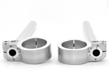 Load image into Gallery viewer, Ducabike Variable Clipons Handlebars 53mm Ducati 748 916 996 998 749 999 Silver