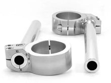 Load image into Gallery viewer, Ducabike Variable Clipons Handlebars 53mm Ducati 748 916 996 998 749 999 Silver