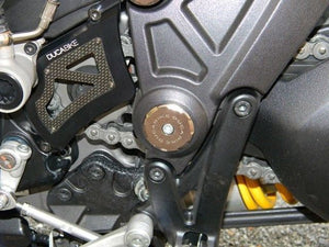Ducabike Billet Carbon Sprocket Cover Black Ducati Hypermotard Monster 848 1198
