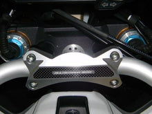 Load image into Gallery viewer, Ducabike Billet/Carbon Handlebar Clamp Silver Ducati Multistrada 1200