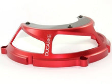 Load image into Gallery viewer, Ducabike Billet Carbon Clutch Cover 05Red Ducati Monster 696 796 1100 1098 1198