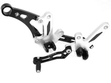 Load image into Gallery viewer, Ducabike Adjustable Rearsets Silver Ducati Diavel 1200