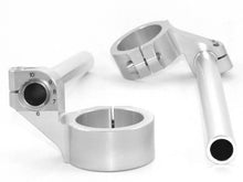 Load image into Gallery viewer, Ducabike Variable Clipons Handlebars 53mm Raised Ducati 1199S 1199R Panigale Sil