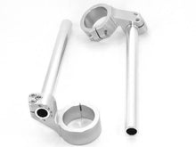 Load image into Gallery viewer, Ducabike Variable Clipons Handlebars 53mm Raised Ducati 1199S 1199R Panigale Sil