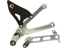 Load image into Gallery viewer, Ducabike Adjustable Rearsets Silver Ducati Sport Classic 1000 Supersport 00>