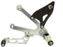 Load image into Gallery viewer, Ducabike Adjustable Rearsets Silver Ducati Sport Classic 1000 Supersport 00>