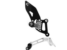 Load image into Gallery viewer, Ducabike Adjustable Rearsets Black/Silver Ducati 848 1098 1198