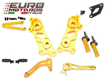 Load image into Gallery viewer, Ducati Scrambler 2014-2016 Ducabike Rearsets Kit For Rider Gold New