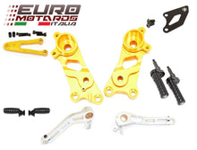 Load image into Gallery viewer, Ducati Scrambler 2014-2016 Ducabike Rearsets Kit For Rider Gold New