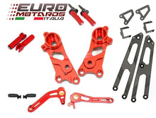 Load image into Gallery viewer, Ducati Scrambler 2014-2016 Ducabike Rearsets Kit For Rider and Passenger Red