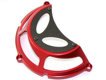 Load image into Gallery viewer, Ducabike Billet Carbon Clutch Cover 04Red Ducati Monster 696 796 1100 1098 1198