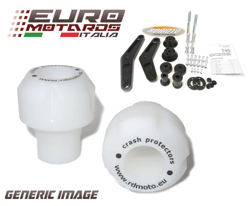 Suzuki GSX-R 600 1997-2000 RD Moto Crash Frame Sliders Protector White S5-PH01