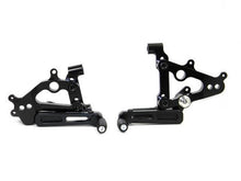 Load image into Gallery viewer, Ducabike Adjustable Eccentric Rearsets Ducati 899 1199 Panigale S/R/Tri Black