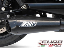 Load image into Gallery viewer, Triumph Rocket III  Zard Exhaust 3in1 Full System Snake Welding Black