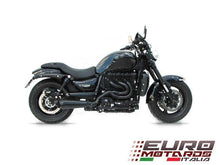 Load image into Gallery viewer, Triumph Rocket III  Zard Exhaust 3in1 Full System Snake Welding Black