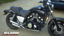 Load image into Gallery viewer, Yamaha Vmax V-Max 1200 1985-2007 Top Sellerie Seat Cover Silver Detail HSD2485