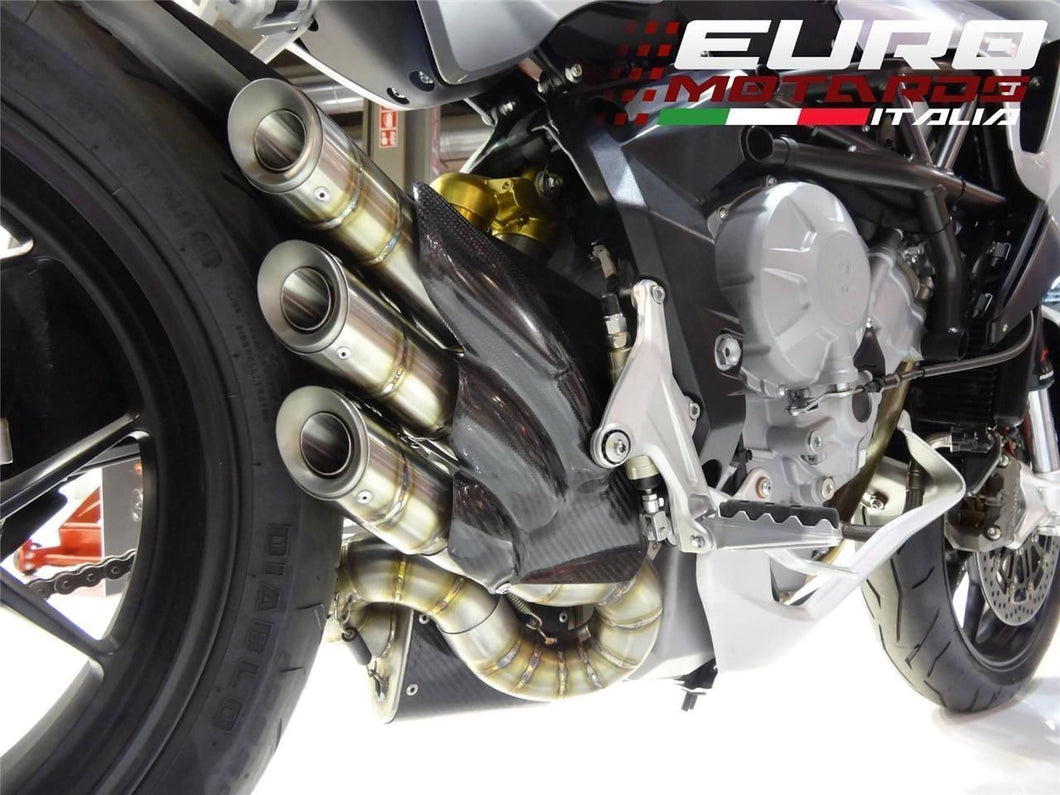 MV Agusta F3 675 800 Silmotor Exhaust Silencer Stainless Steel Snake Design New
