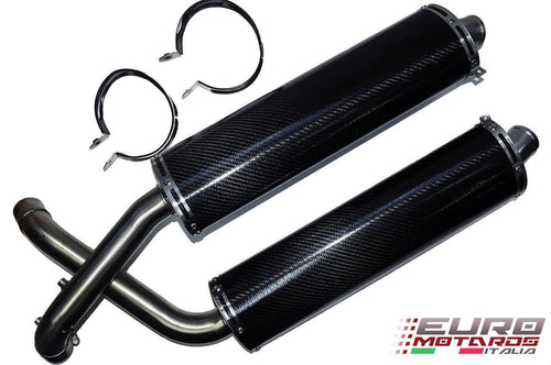 Ducati 998 Biposto 45mm or 998 S/R 50mm Silmotor Exhaust Carbon Oval Silencers