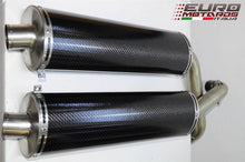 Load image into Gallery viewer, Ducati 998 Biposto 45mm or 998 S/R 50mm Silmotor Exhaust Carbon Oval Silencers