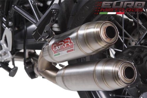 BMW R NineT GPR Exhaust Deeptone Dual Silencers Terminali Auspuff Homologated