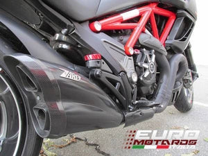 Ducati Diavel 2011-2016 Zard Exhaust Silencer Carbon Cap Muffler Road Legal