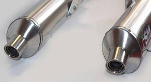 Ducati ST2 ST3 Silmotor Exhaust Titanium Oval Silencers Road Legal