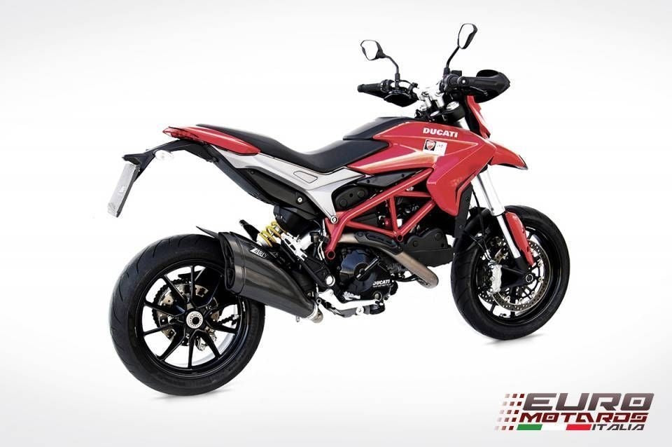Ducati Hypermotard Hyperstrada 821 939 2013-2015 Zard Exhaust Slipon Carbon Cap