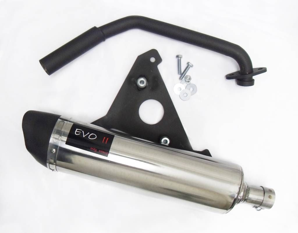 Aprilia Sportcity 125 200 2005-2011 Endy Exhaust Full Systems Evo-II Stainless