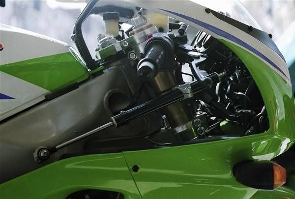 Kawasaki ZXR 750 ZX7/R 1993-1995 Toby Belgium Steering Damper Stabilizer & Mount