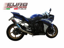 Load image into Gallery viewer, MassMoto M1 carbon low mount exhaust silencer for Yamaha YZF-R1 2007-2008 — Euro Motards