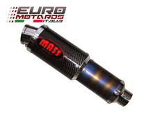 Load image into Gallery viewer, MassMoto M1 carbon low mount exhaust silencer for Yamaha YZF-R1 2007-2008 — Euro Motards