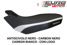 Load image into Gallery viewer, Ducati Hypermotard 796 1100 &amp; Evo Tappezzeria Como Carbon Seat Cover Multi Color