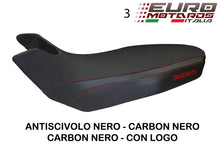 Load image into Gallery viewer, Ducati Hypermotard 796 1100 &amp; Evo Tappezzeria Como Carbon Seat Cover Multi Color