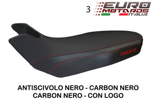 Ducati Hypermotard 796 1100 & Evo Tappezzeria Como Carbon Seat Cover Multi Color