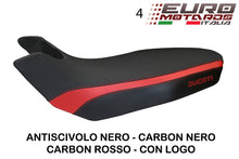 Load image into Gallery viewer, Ducati Hypermotard 796 1100 &amp; Evo Tappezzeria Como Carbon Seat Cover Multi Color