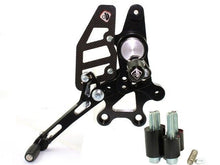 Load image into Gallery viewer, Ducabike Adjustable Rearsets Black Ducati Multistrada 620 1000 1100 Hypermotard