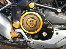Load image into Gallery viewer, Ducabike Clear Clutch Cover Blk/Gld Ducati Multistrada 1200 Monster 696 796 1100