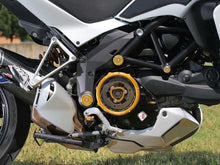 Load image into Gallery viewer, Ducabike Clear Clutch Cover Blk/Gld Ducati Multistrada 1200 Monster 696 796 1100