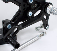 Load image into Gallery viewer, Kawasaki ZX6R 2005-2017 ARP Adjustable Rearsets RSK04 Standard &amp; Reverse Shift