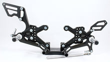Load image into Gallery viewer, Kawasaki ZX6R 2003-2004 ARP Adjustable Rearsets RSK02 Standard &amp; Reverse Shift