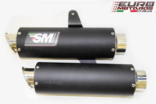 Load image into Gallery viewer, Ducati Streetfighter 848 1098 Silmotor Exhaust GP-Race Black Slipon Silencers