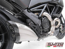 Load image into Gallery viewer, Ducati Diavel 2011-2016 Zard Exhaust Steel Silencer Carbon Cap Road Legal