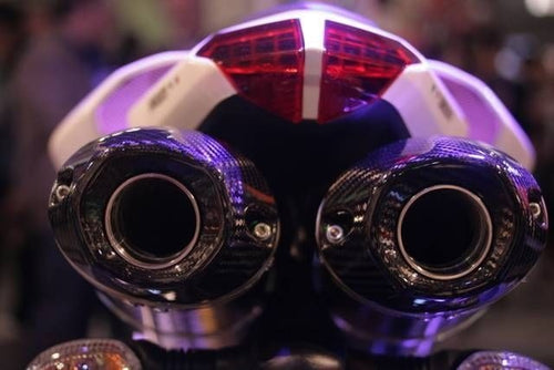 Ducati 848 1098 1198 /S/R Silmotor Exhaust Carbon Silencers With Carbon Caps