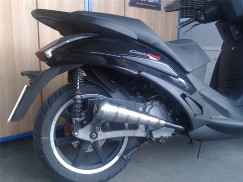 Peugeot Geopolis 125 2009-2013 Endy Exhaust Full System GP Hurricane