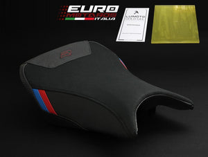 Luimoto Tec-Grip Suede Motorsports Rider Seat Cover For BMW S1000R 2014-15-2017