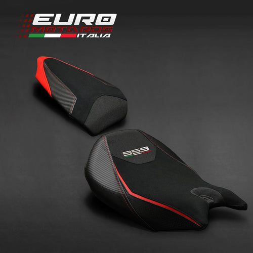 Luimoto Tec-Grip Suede Seat Covers Front & Rear For Ducati Panigale 959 Veloce